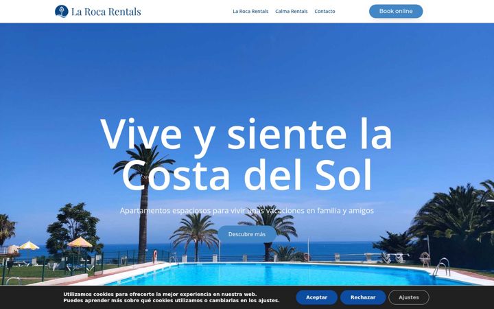 Screenshot ta' apartamentoslaroca.com