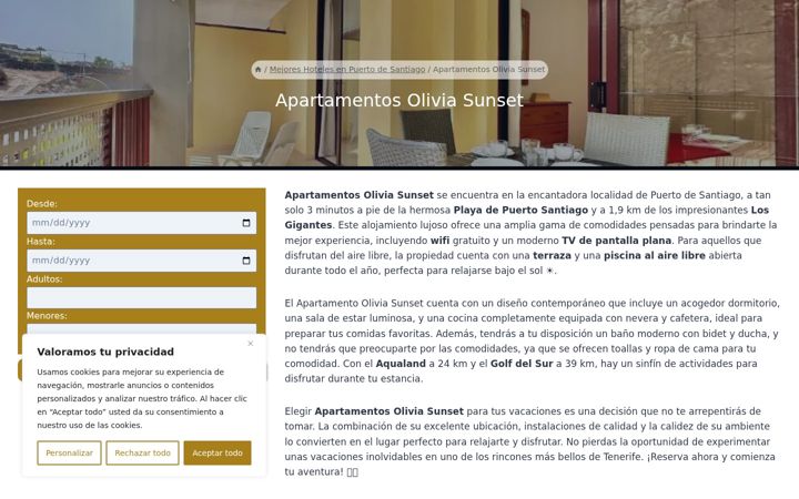 Screenshot of apartamentosoliviasunset.top