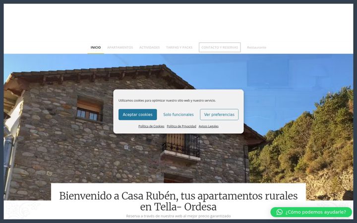 Képernyőkép: apartamentosordesatella.com