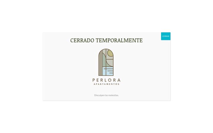 Screenshot of apartamentosperlora.es