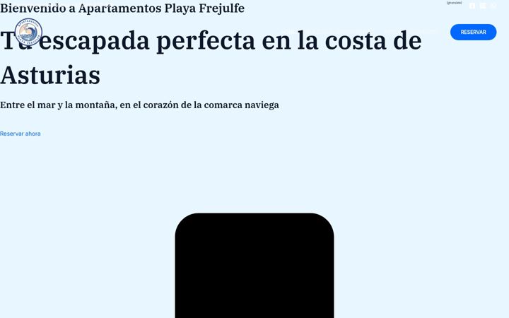 Screenshot ta' apartamentosplayafrejulfe.es