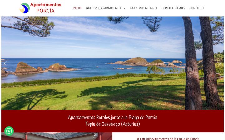 Screenshot of apartamentosporcia.com