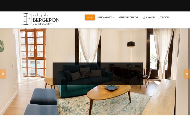 Skjermbilde av apartamentosrelojdebergeron.com