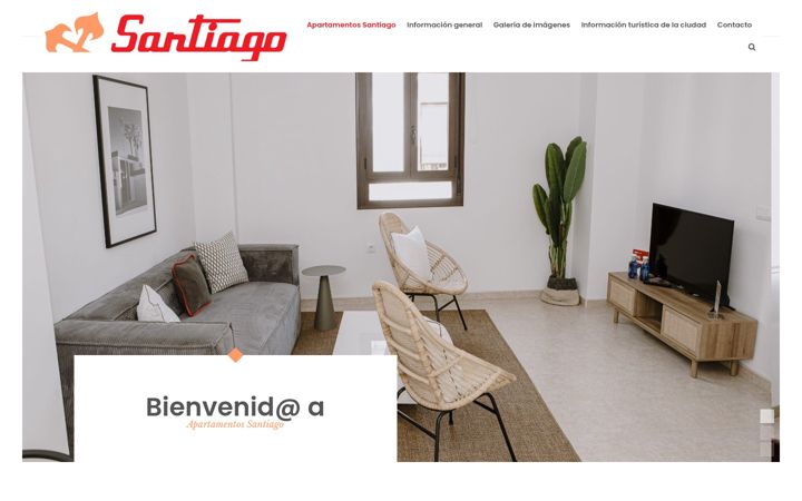Skjermbilde av apartamentossantiago.com