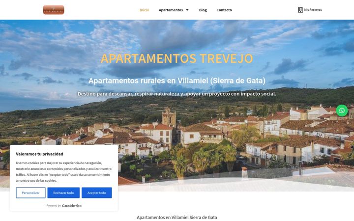 Skjermbilde av apartamentostrevejo.com