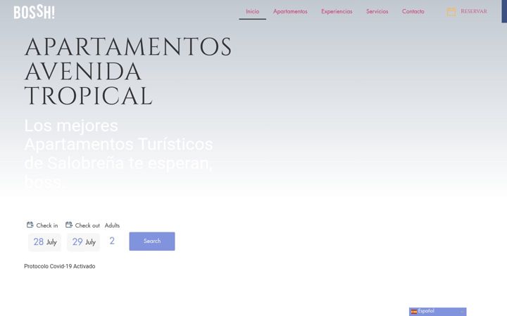 Screenshot of apartamentostropical.com