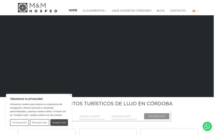 Ekrano kopija apartamentosturisticoscordoba.es