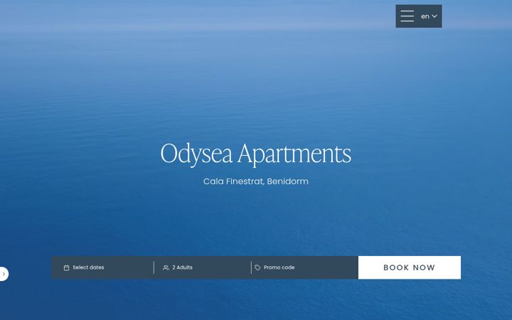 Screenshot of apartamentosvalentia.com