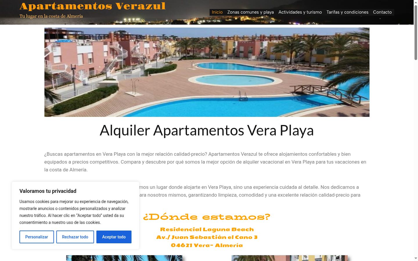 Screenshot tal-banner tal-kunsens muri qabel kwalunkwe interazzjoni