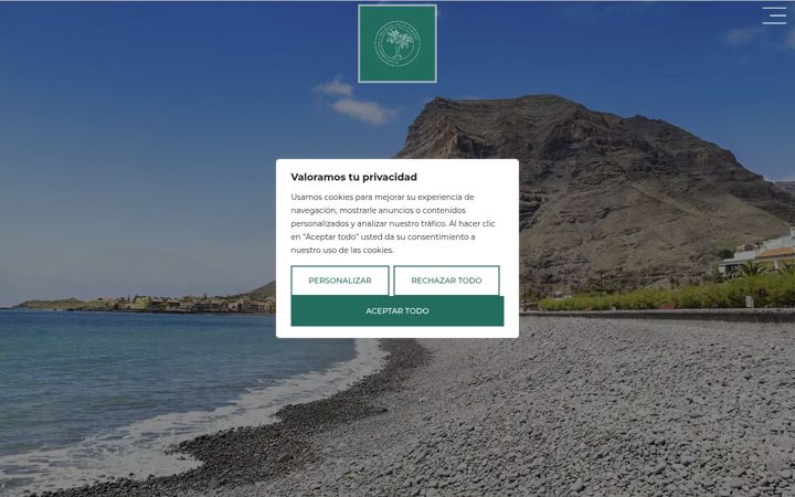 Screenshot of apartamentosvillaaurora.es