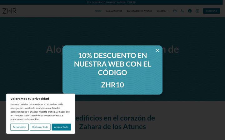Screenshot of apartamentoszhr.com