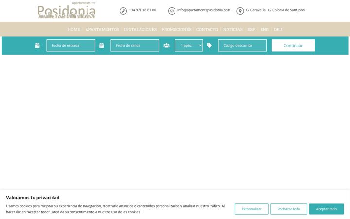 Zrzut ekranu apartamentsposidonia.com