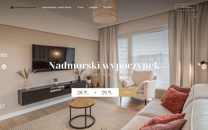 Zrzut ekranu apartamenty-apt.pl
