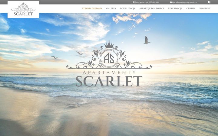 Zrzut ekranu apartamenty-scarlet.pl