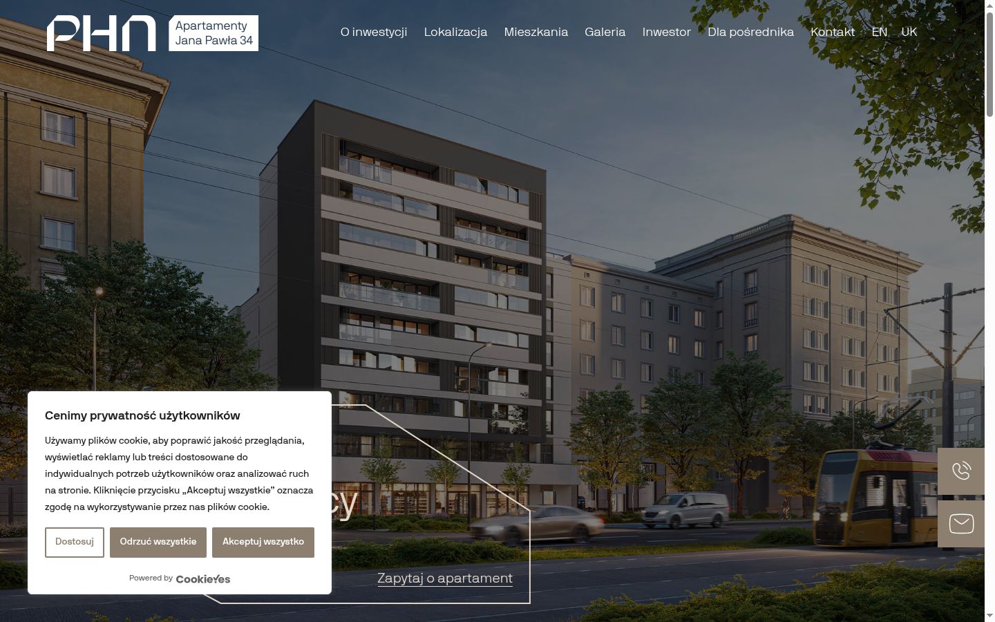 Sutikimo reklamjuostės, rodytos prieš bet kokią sąveiką, ekrano kopija