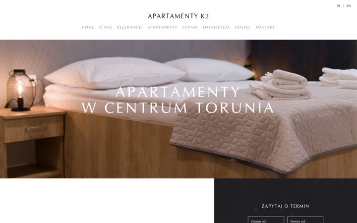 Zrzut ekranu apartamentyk2.pl