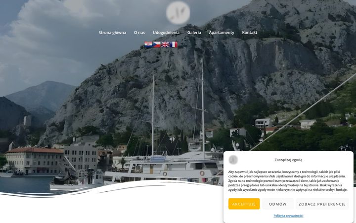 Screenshot of apartamentyomis.com