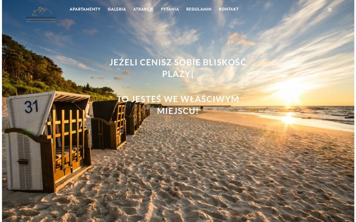 Ekrano kopija apartamentyonline.com.pl