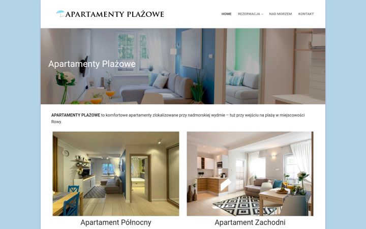 Screenshot ta' apartamentyplazowe.pl