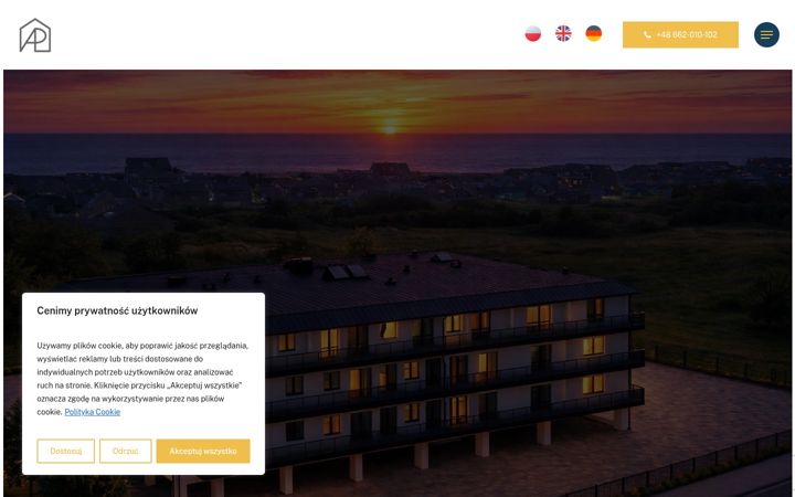 Screenshot ta' apartamentypoludniowa.pl
