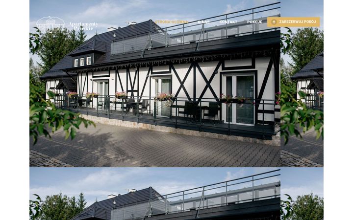 Zrzut ekranu apartamentypruskie.pl