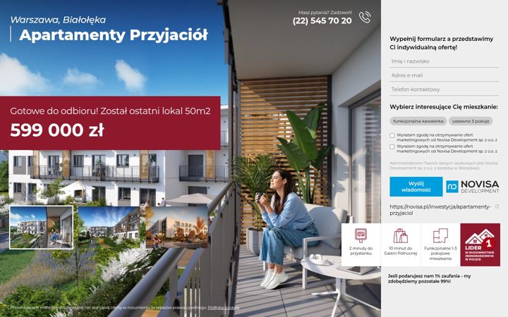 Zrzut ekranu apartamentyprzyjaciol.pl