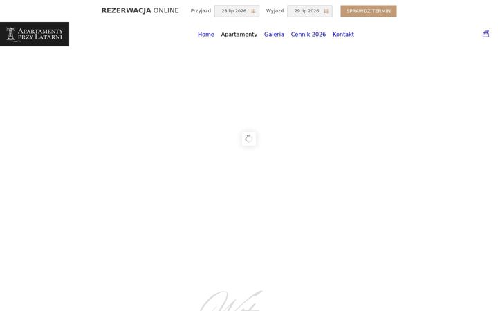 Screenshot ta' apartamentyprzylatarni.pl