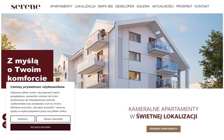 Екранна снимка на apartamentyserene.pl
