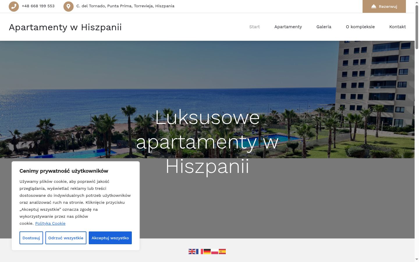 Snímka obrazovky banera súhlasu zobrazeného pred akoukoľvek interakciou