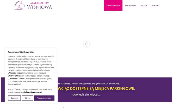 Zrzut ekranu apartamentywisniowa.pl