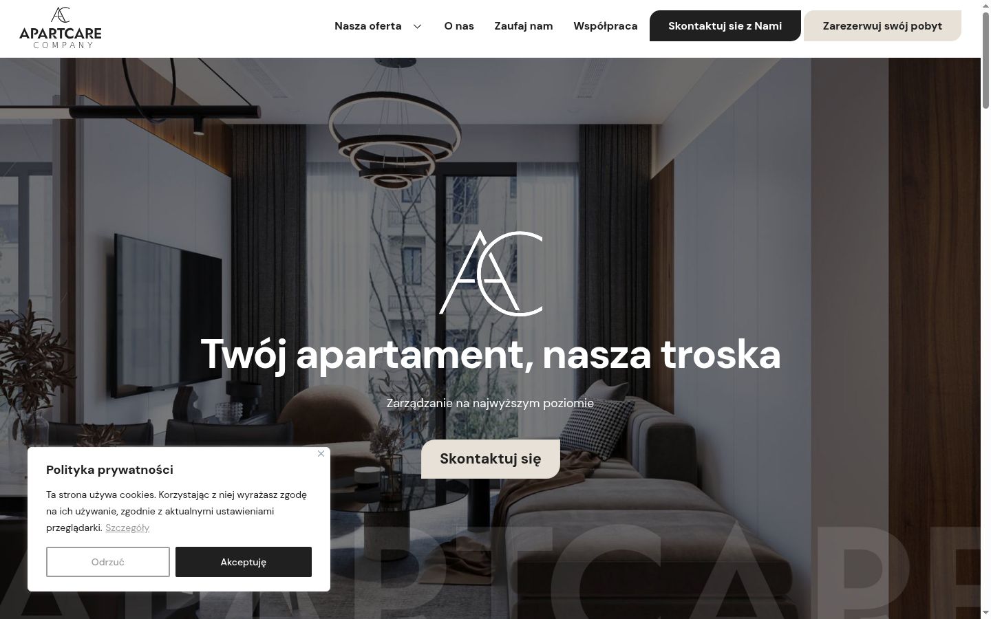 Sutikimo reklamjuostės, rodytos prieš bet kokią sąveiką, ekrano kopija