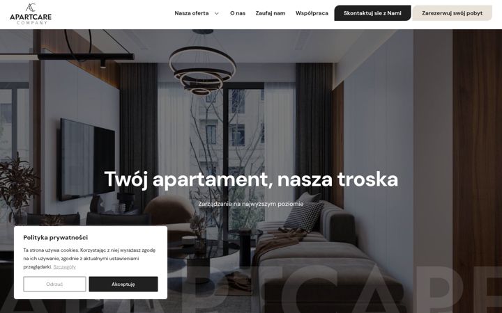 Screenshot of apartcareco.pl