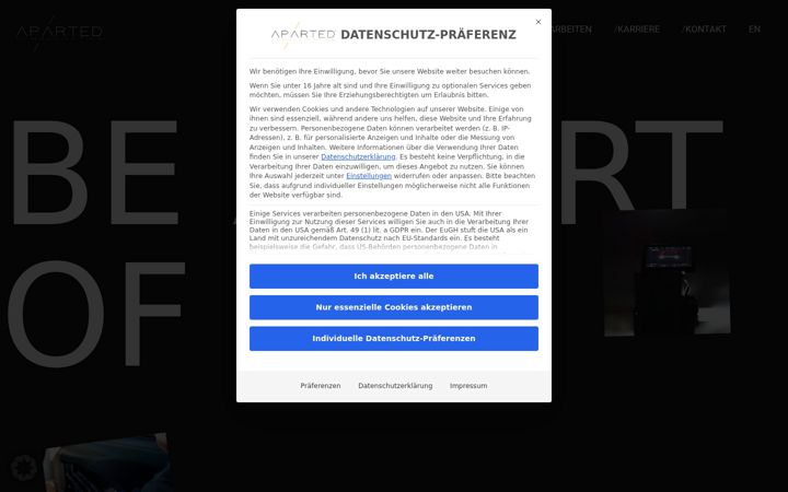 Screenshot of aparted.com