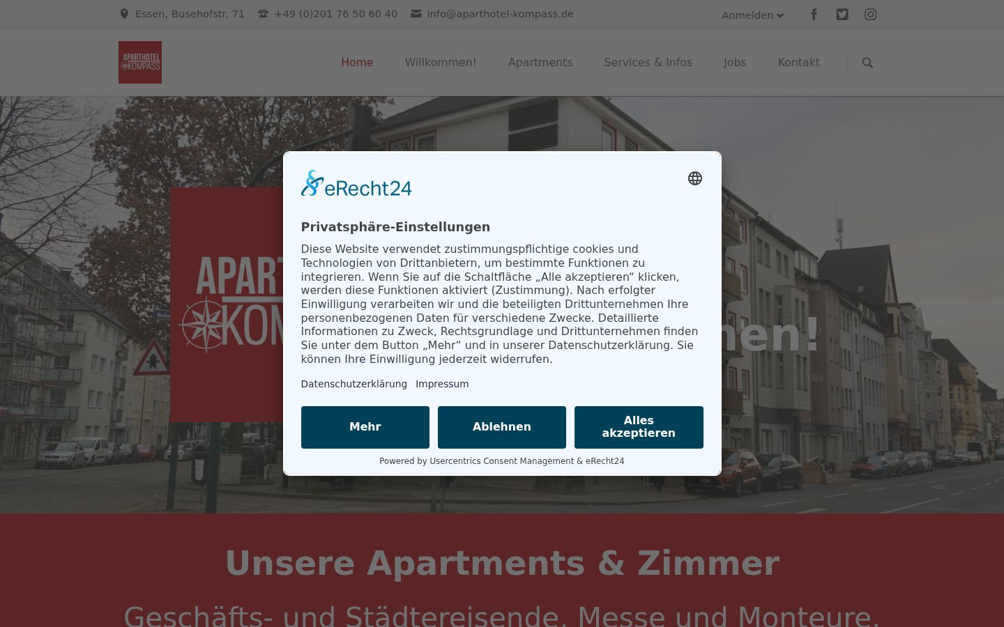 Snímek obrazovky baneru souhlasu zobrazeného před jakoukoli interakcí