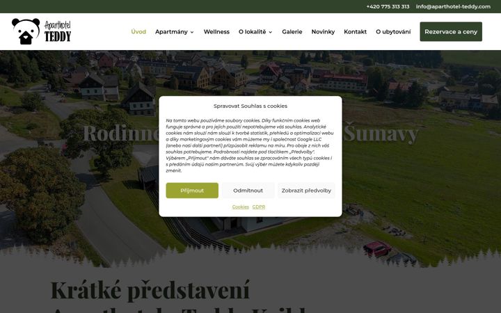 Screenshot of aparthotel-teddy.com