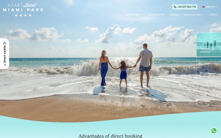 Screenshot of aparthotelmiamipark.com
