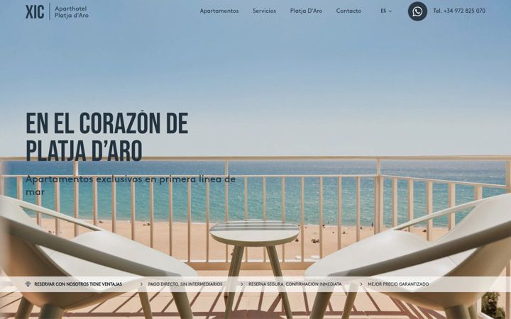 Screenshot of aparthotelxic.com