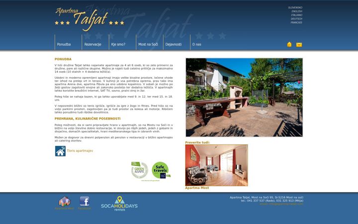 Snímek obrazovky apartma-taljat.com