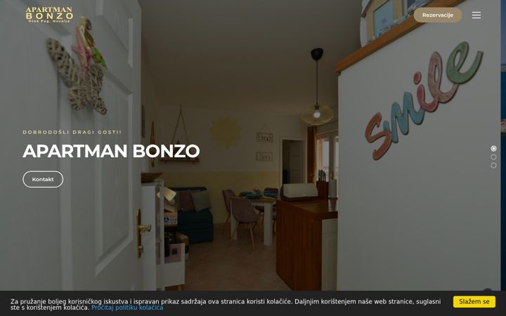 Screenshot of apartman-bonzo.com