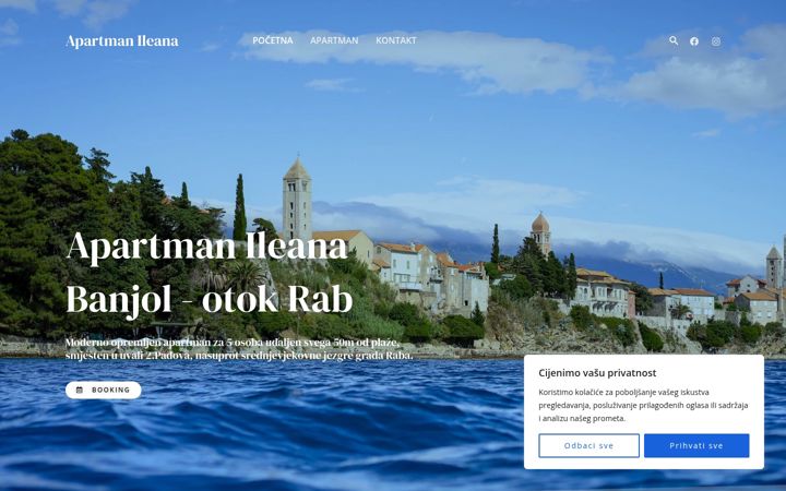 Snimka zaslona za apartman-ileana.com