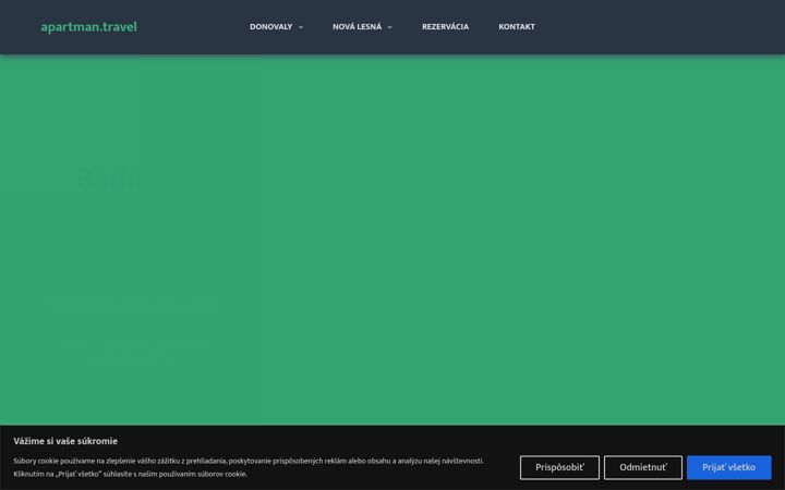 Screenshot of apartman.travel