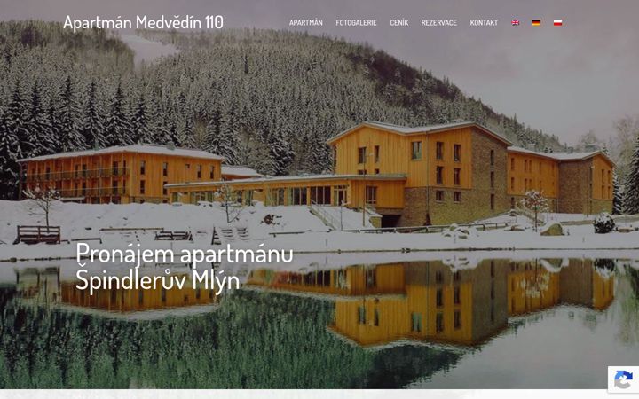 Screenshot of apartman110.cz