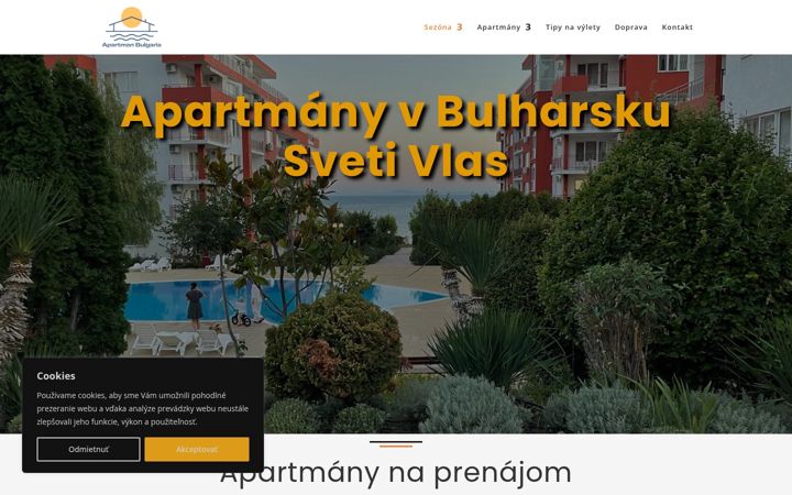 Screenshot of apartmanbulgaria.sk