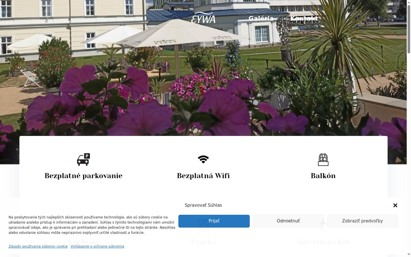 Skjermbilde av samtykkebanneret slik det vises før noen interaksjon