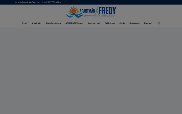 Ekrano kopija apartmanfredy.cz