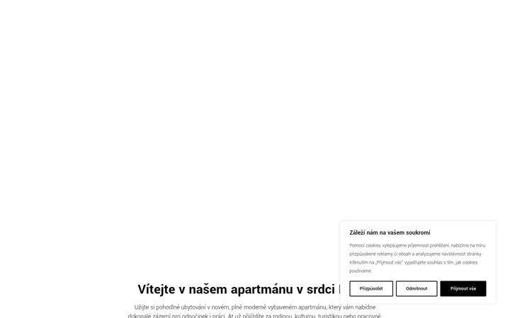Ekrano kopija apartmanhluk.cz
