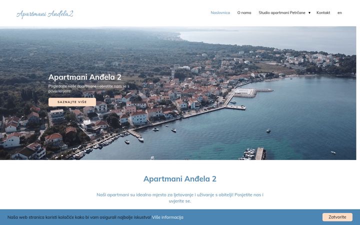 Screenshot of apartmani-andela2.com