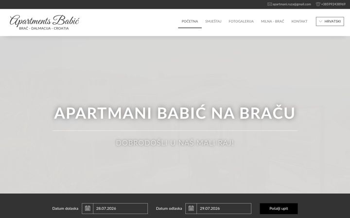 Ekrano kopija apartmani-babic.hr