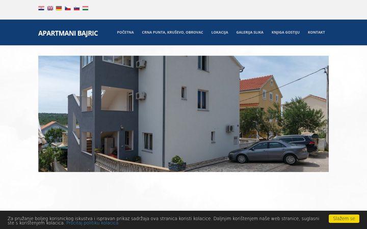 Ekrano kopija apartmani-bajric.hr