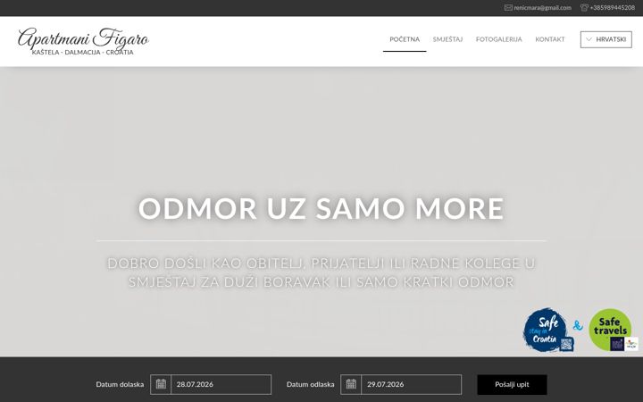 Screenshot of apartmani-figaro.com